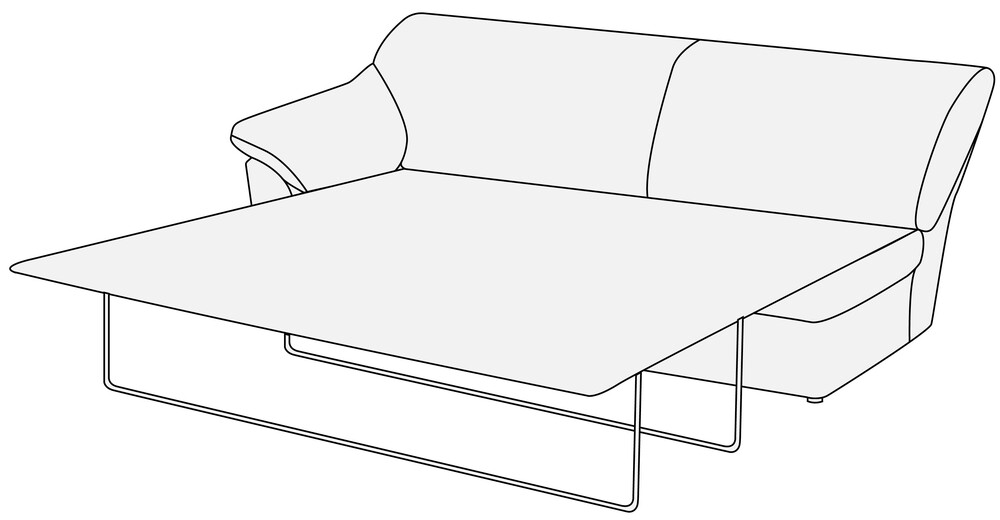Модуль 3-х местный с левым подлокотником с механизмом Афина