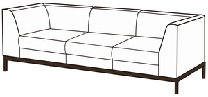 Диван 3-х местный Омега Стил