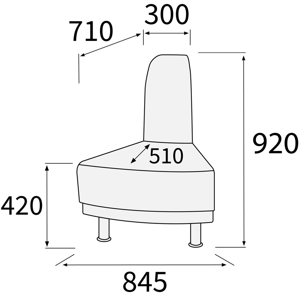 Модуль угловой 315 внешний Снейк