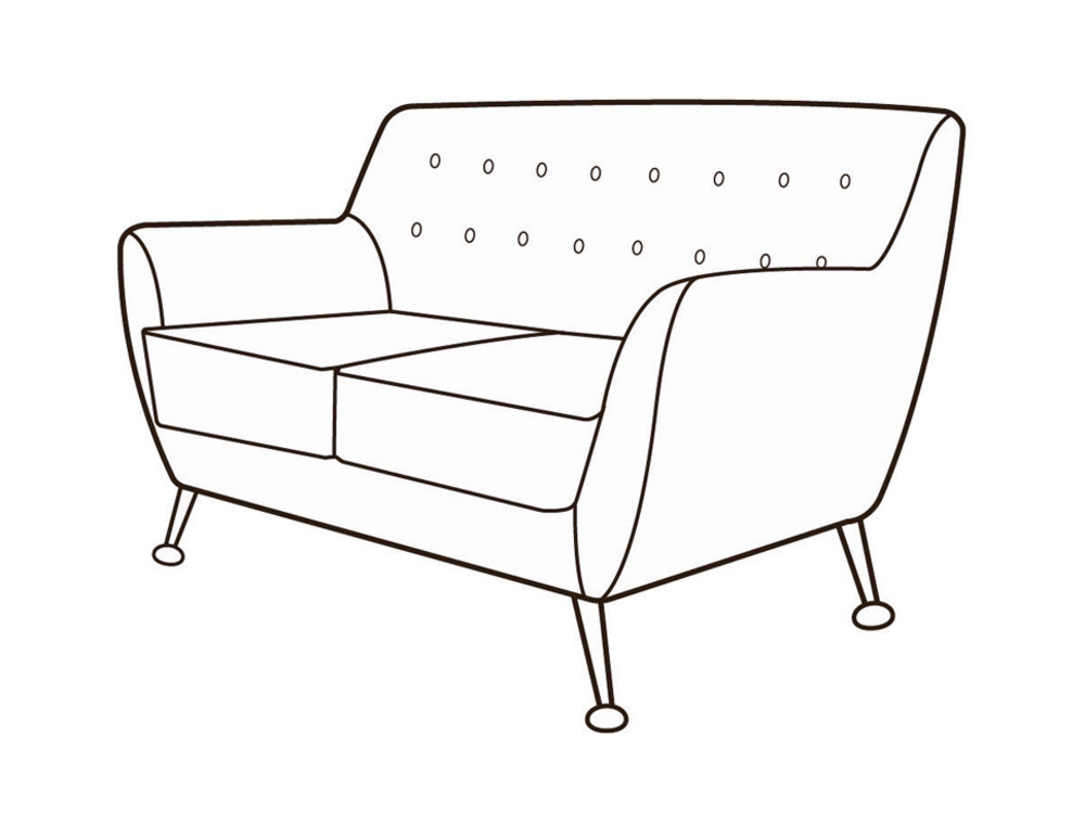 Диван 2-х местный Троя