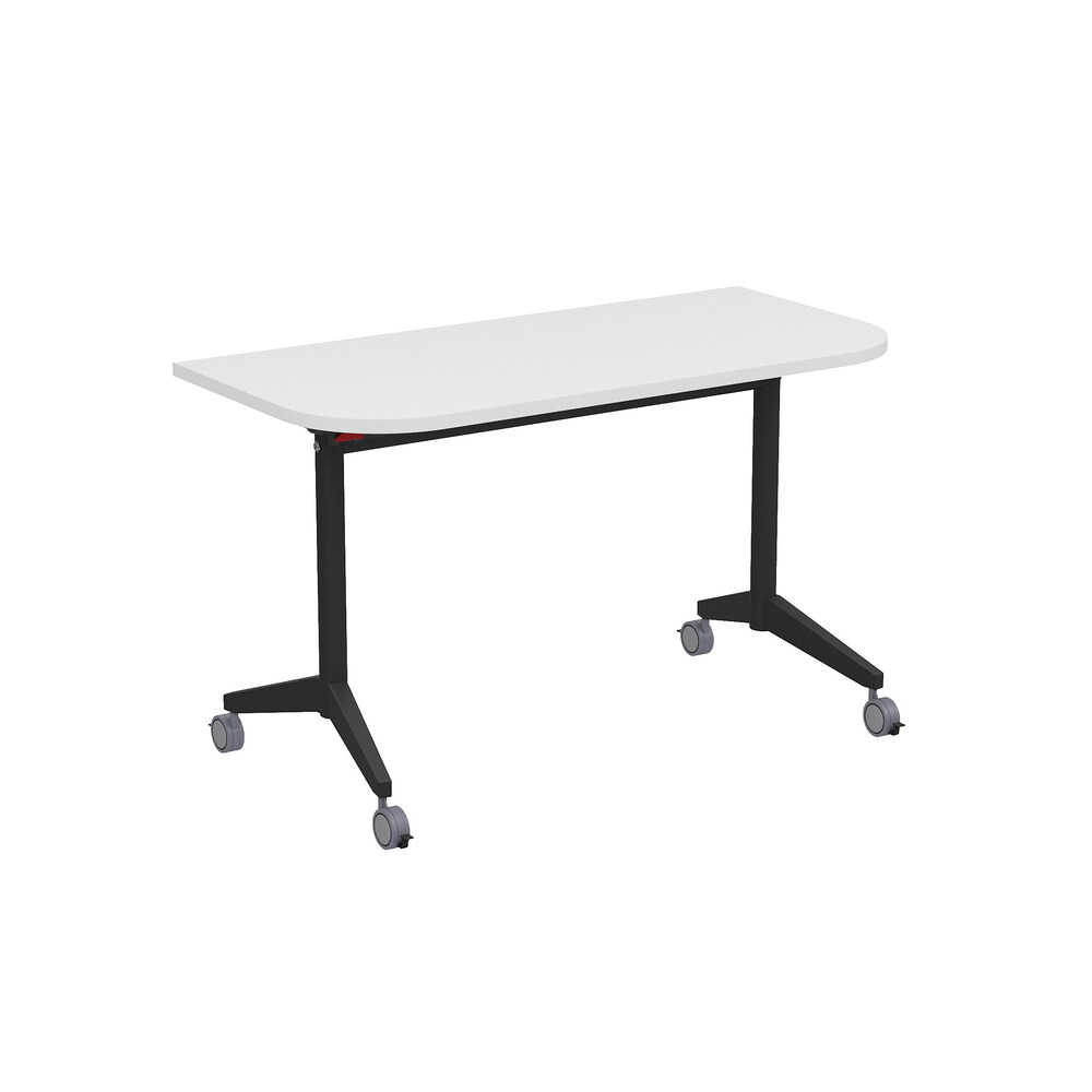 Складной радиусный стол-трансформер с фиксаторами