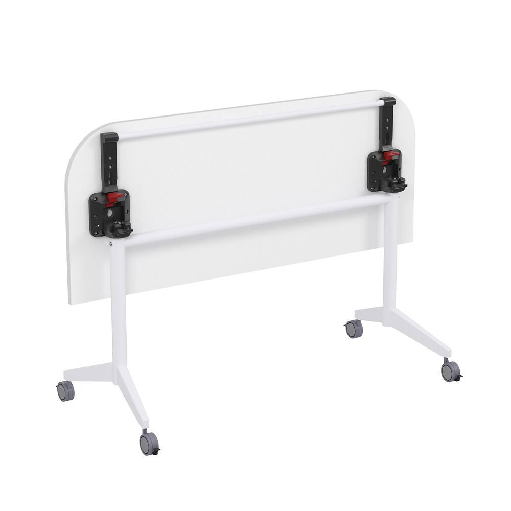 Складной радиусный стол-трансформер с фиксаторами