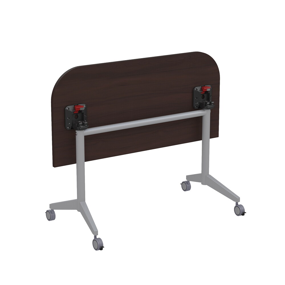 Складной радиусный стол-трансформер Simple с фиксаторами