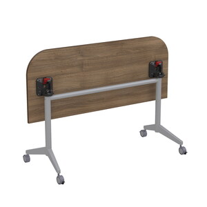 Складной радиусный стол-трансформер Simple с фиксаторами