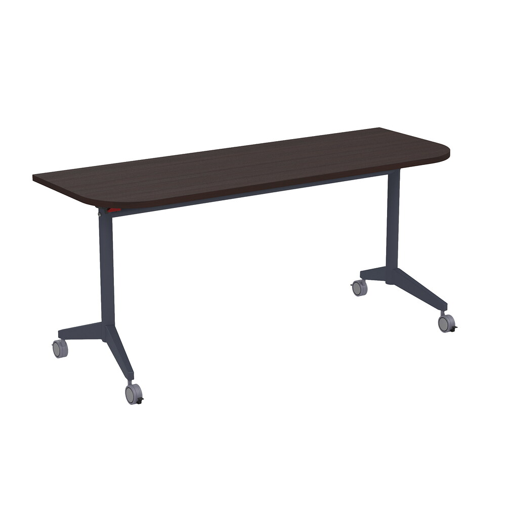 Складной радиусный стол-трансформер Simple с фиксаторами