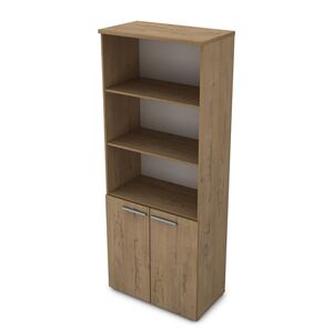 Шкаф высокий с открытыми полками