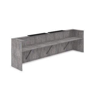 Комплект Ресепшн с фартуком HPL (без подсветки)