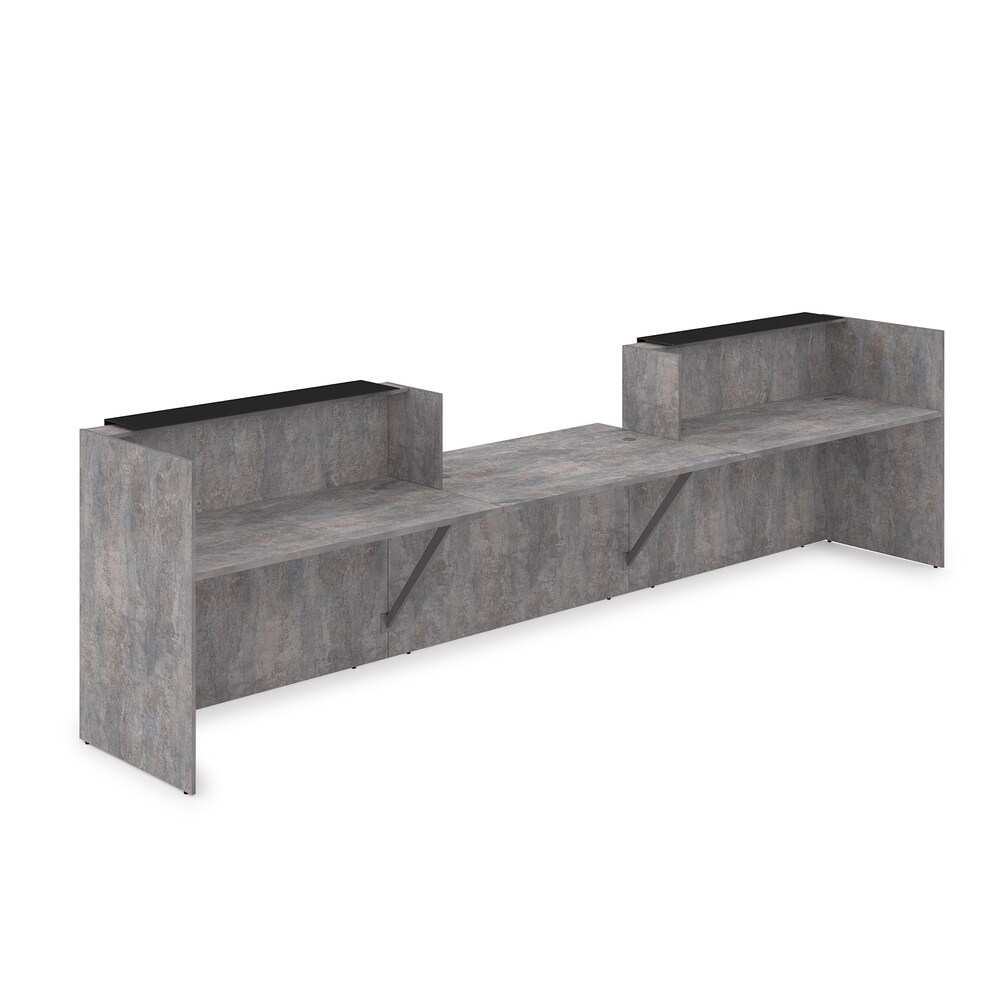 Комплект Ресепшн с фартуком HPL (без подсветки)