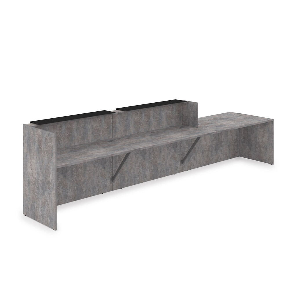 Комплект Ресепшн с фартуком HPL (с подсветкой)