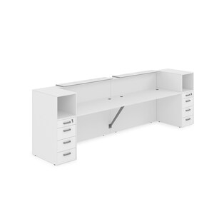 Комплект Ресепшн с фартуком HPL (с подсветкой)