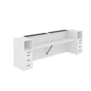 Комплект Ресепшн с фартуком HPL (с подсветкой)