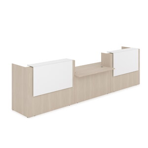 Комплект Ресепшн с фартуком ЛДСП (без подсветки)