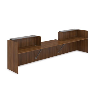 Комплект Ресепшн с фартуком ЛДСП (с подсветкой)