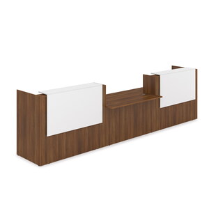 Комплект Ресепшн с фартуком ЛДСП (с подсветкой)