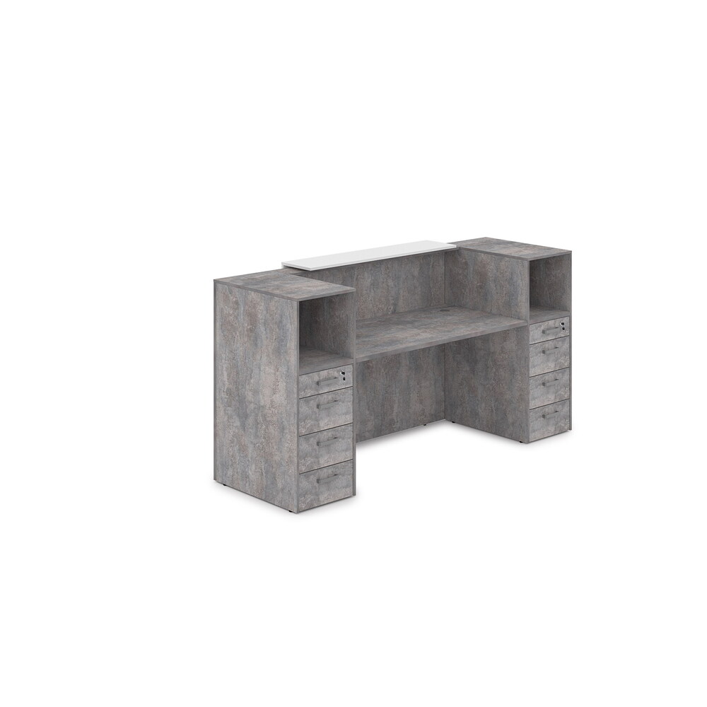 Комплект Ресепшн с фартуком ЛДСП (с подсветкой)