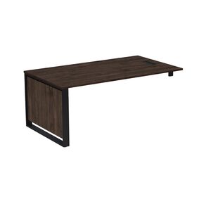 Стол рабочий с лючком, с опорным кронштейном