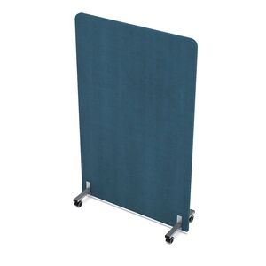 Акустическая мобильная перегородка на колесных опорах