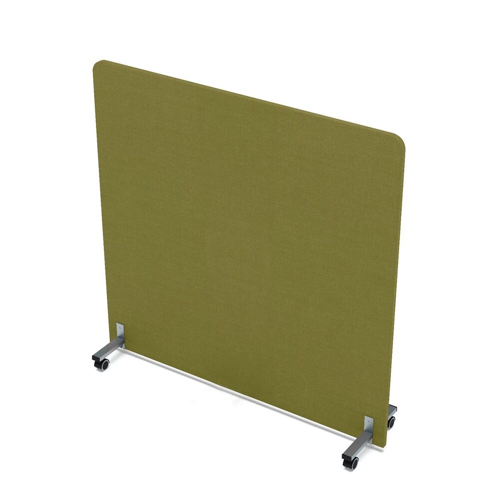Акустическая мобильная перегородка на колесных опорах