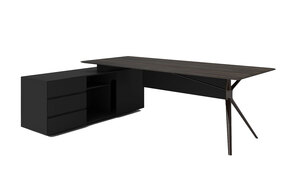 Cтол письменный с боковой тумбой (левый)