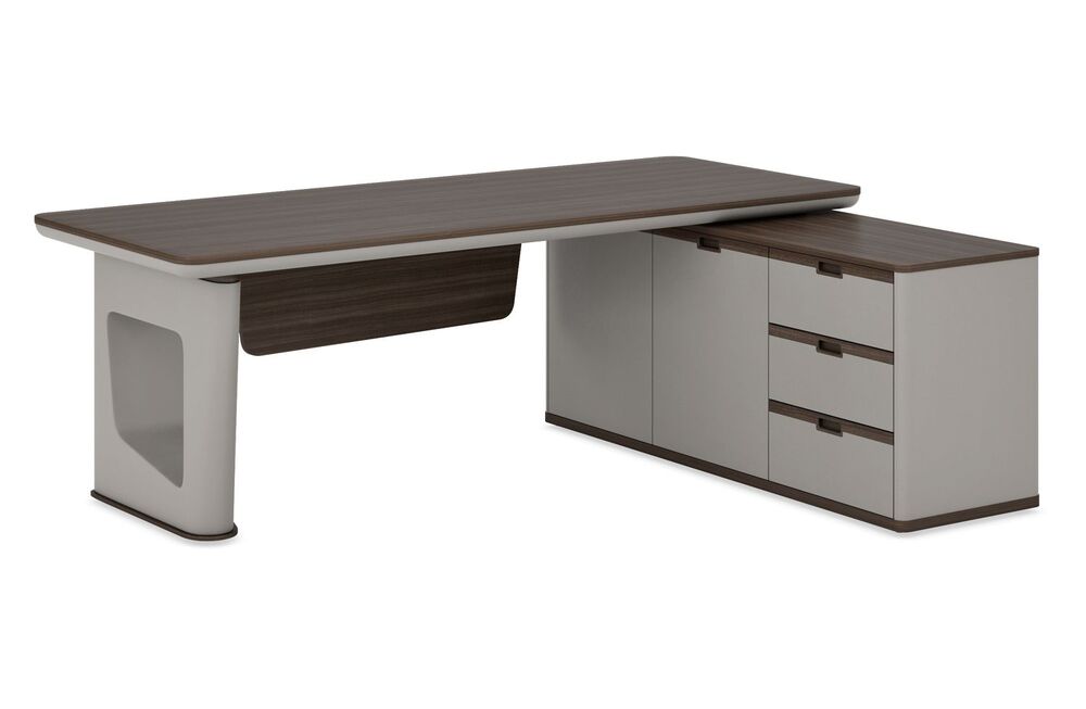 Cтол письменный с боковой тумбой (правый)