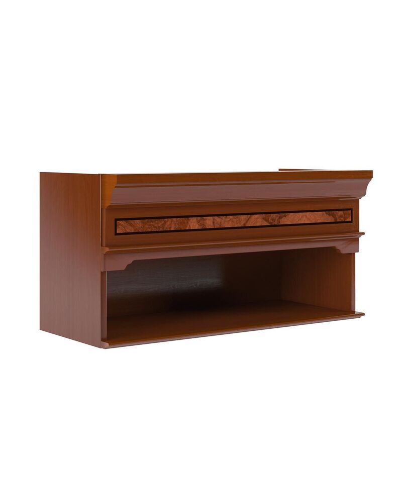 Верхняя секция шкафа с карнизом