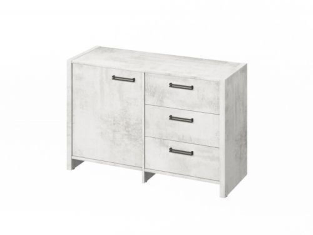 Тумба двухсекционная (Фурнитура черная)