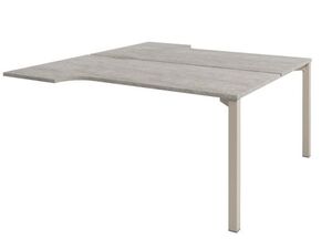 Бенч-система столов-тандемов эргономичная (конечная секция)