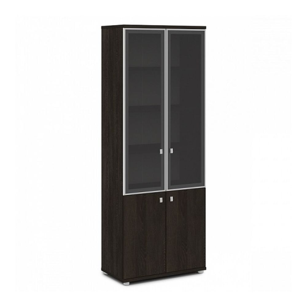 Шкаф со стеклом в алюминиевом профиле