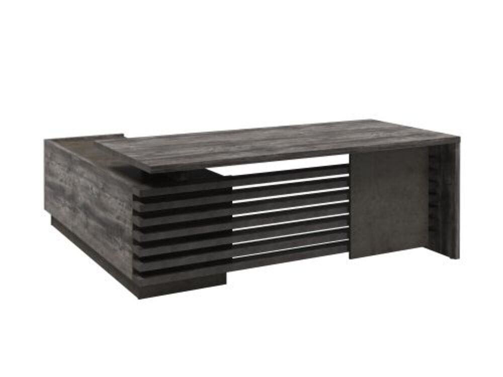 Стол руководителя с опорной тумбой (правый)