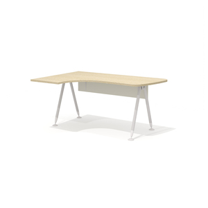 Эргономичный стол на металлокаркасе левый