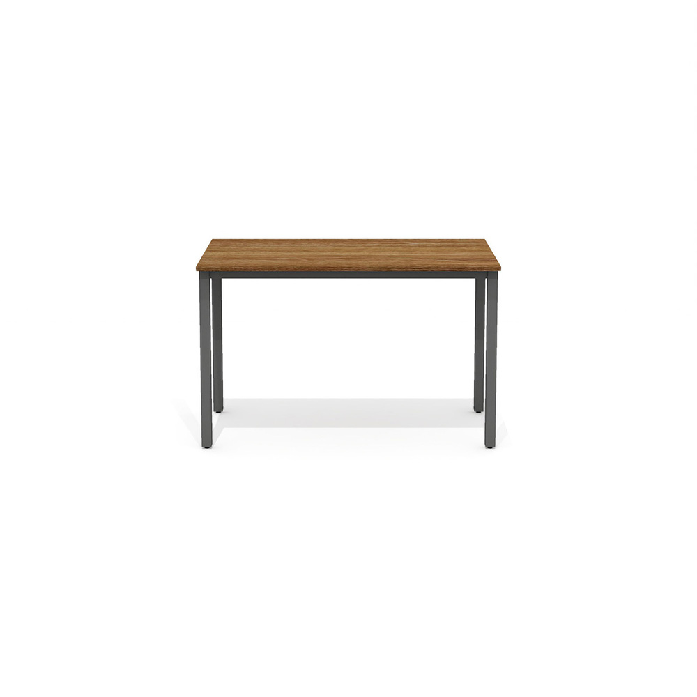 Прямой стол на металлокаркасе