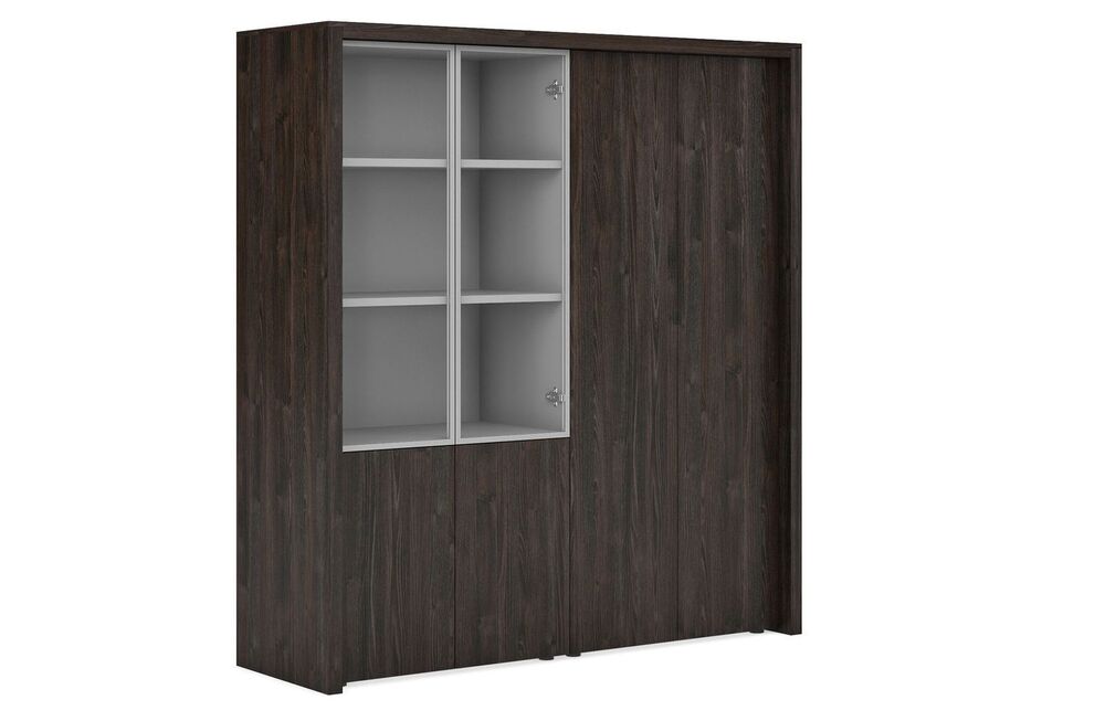 Композиция шкаф комбинированный и гардероб с декоративной обвязкой