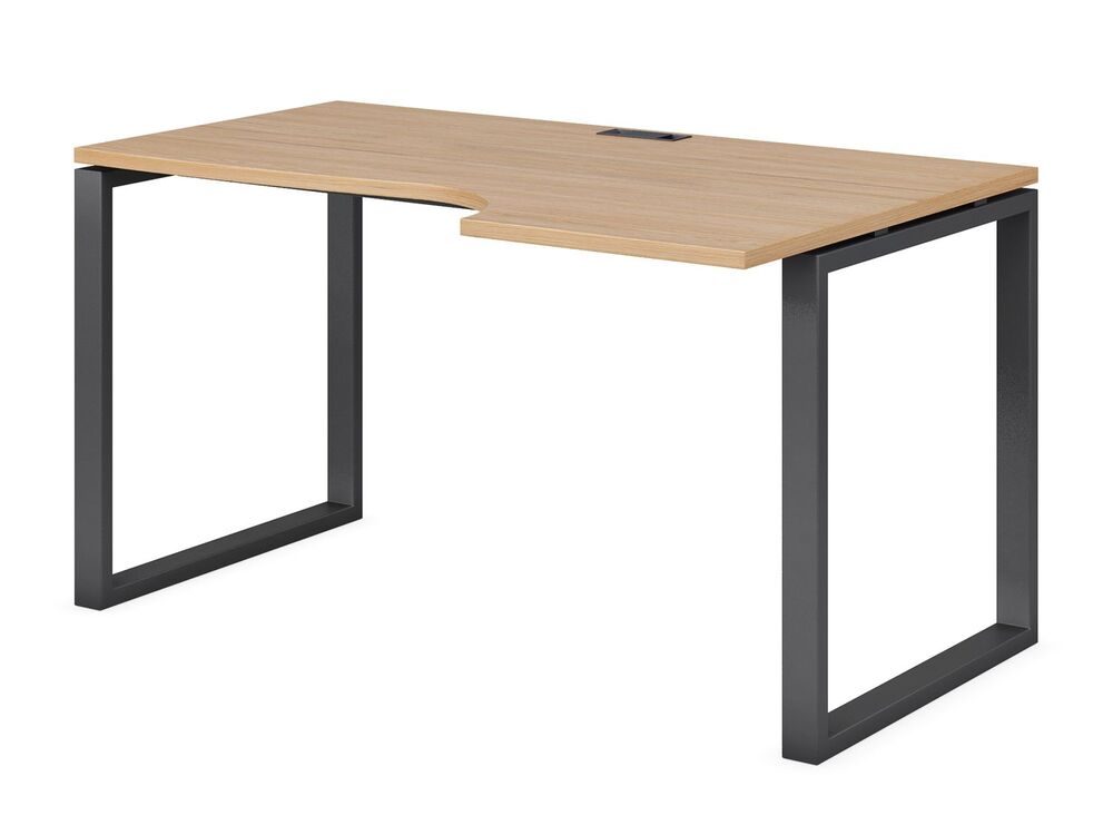 Стол криволинейный (правый) на О-образном м/к