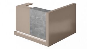 Стойка ресепшн левая