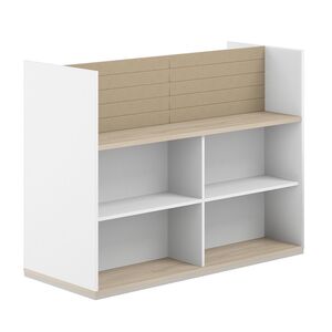 Стеллаж-комбо 2-стор. 1638, с экраном тканевым высоким