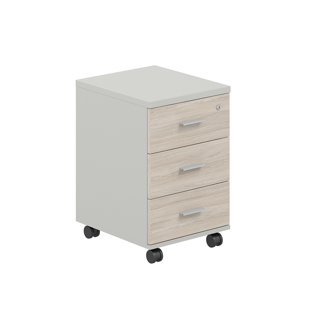 Тумба мобильная с 3 ящ., с замком