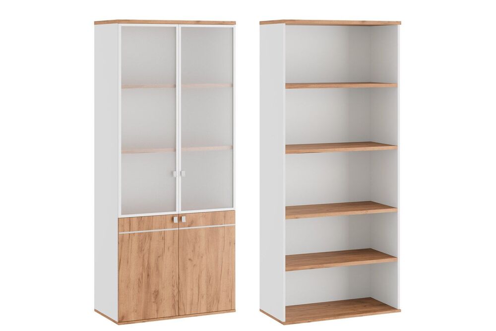 Шкаф для бумаг со стеклом (стекло без рамы)