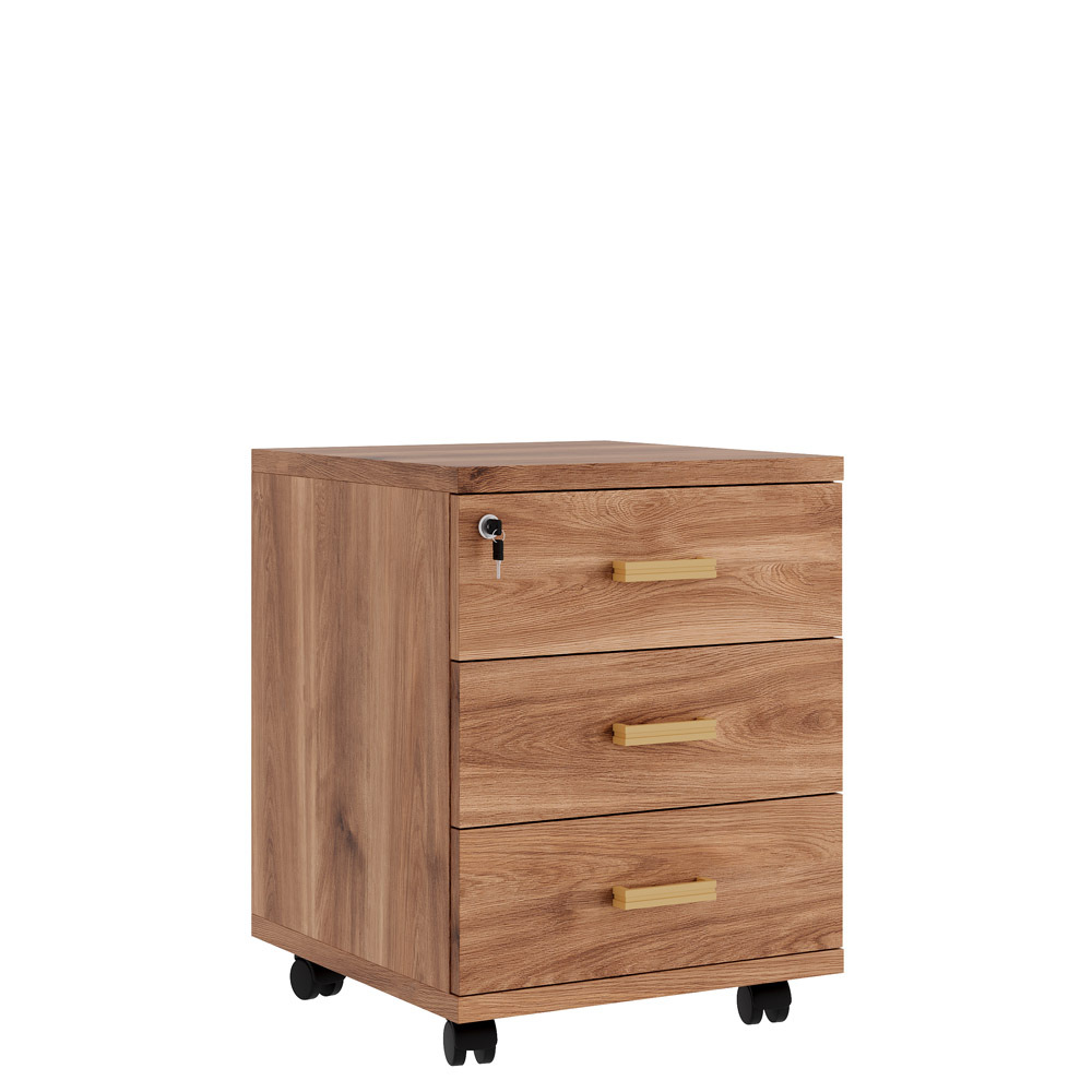 Тумба подкатная с 3 ящиками