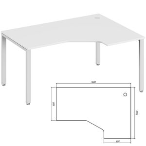 Эргономичный стол правый