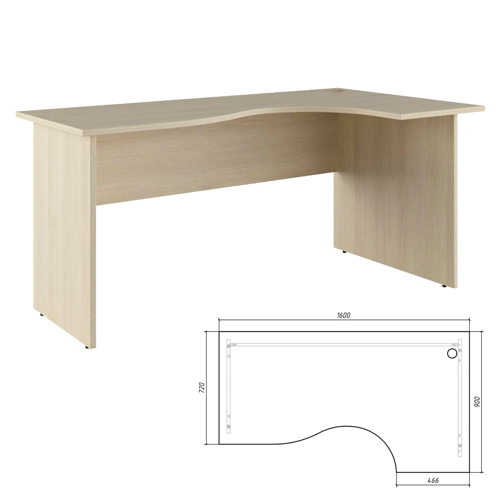 Стол эргономичный правый