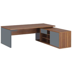 Стол рабочий на опорной креденции (правый)