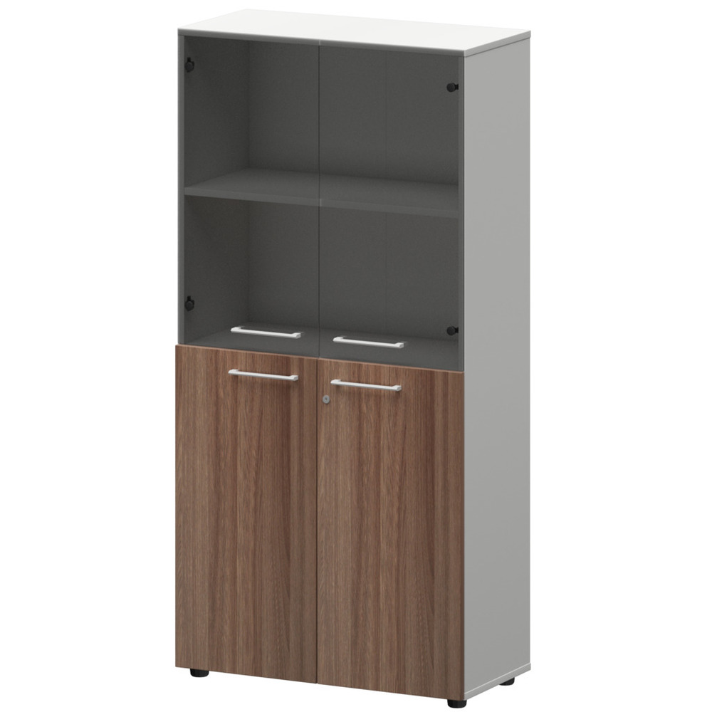 Шкаф высокий комбинированный