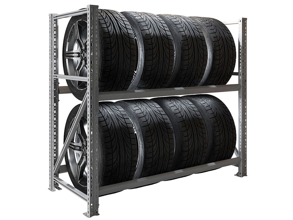 Стеллаж MS Pro (стационарный для хранения 8 шин)