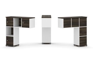 Надставка низкая + (Задняя стенка - 5 шт) + (Распашной фасад - 3 шт)