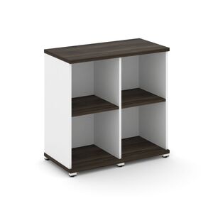 Стеллаж две узкие секции, 2 ниши