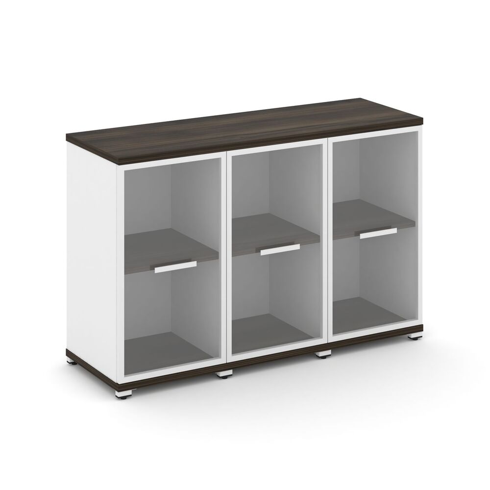 Шкаф три узкие секции, 2 ниши