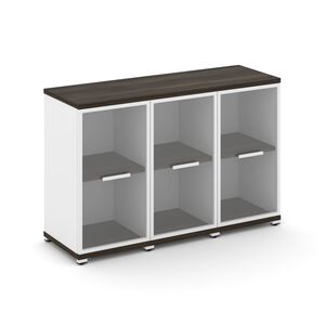 Шкаф три узкие секции, 2 ниши