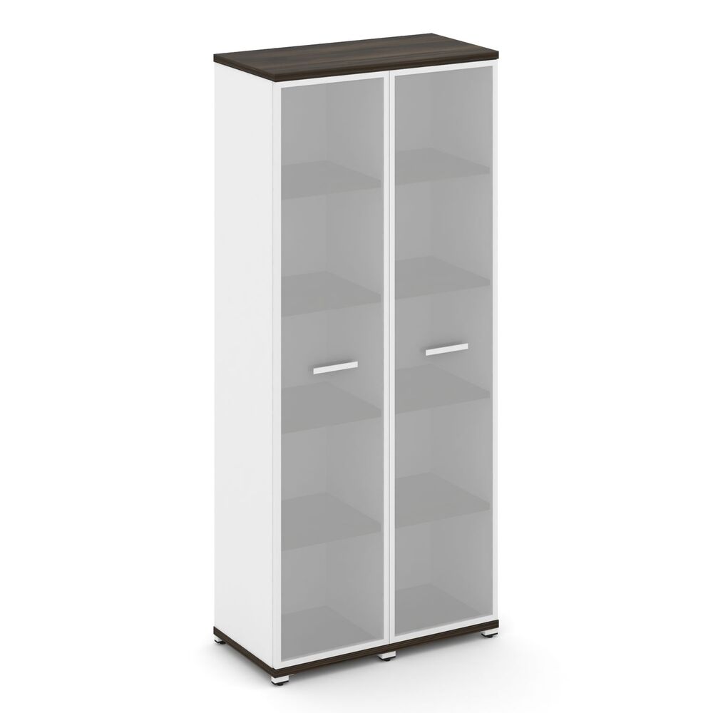 Шкаф две узкие секции, 5 ниш