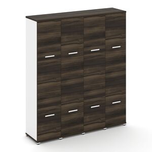 Шкаф четыре узкие секции, 5 ниш