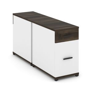 Тумба двухсторонняя опорная/приставная 1 ящик + 1 распашной фасад